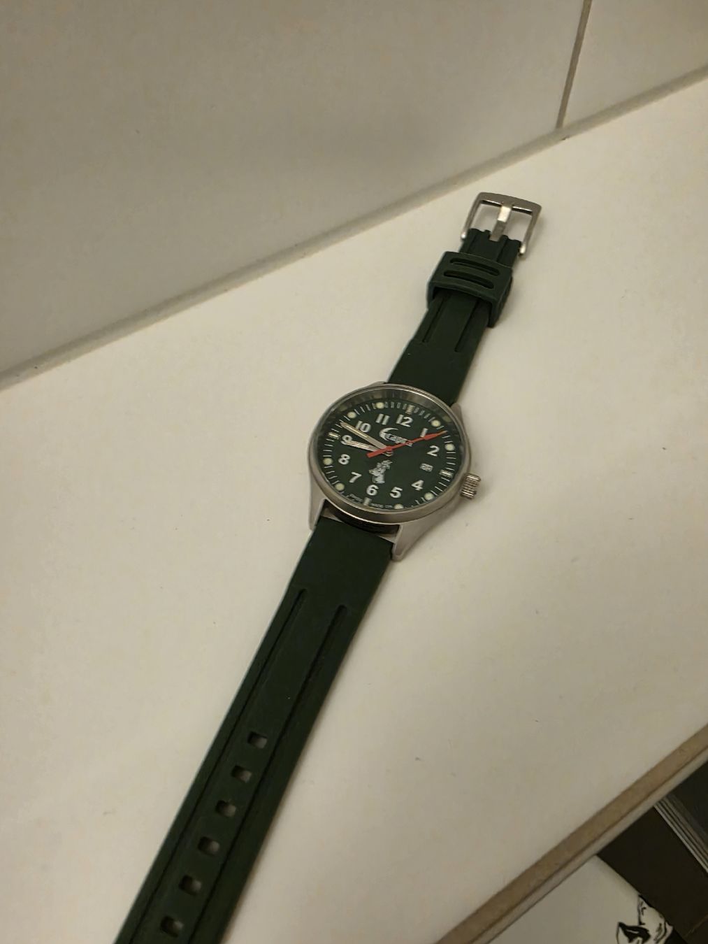 Uhren: Capra Armbanduhr Reh Motiv – Neu (gemäss Beschreibung) aus Kaltbrunn von Helblingm1