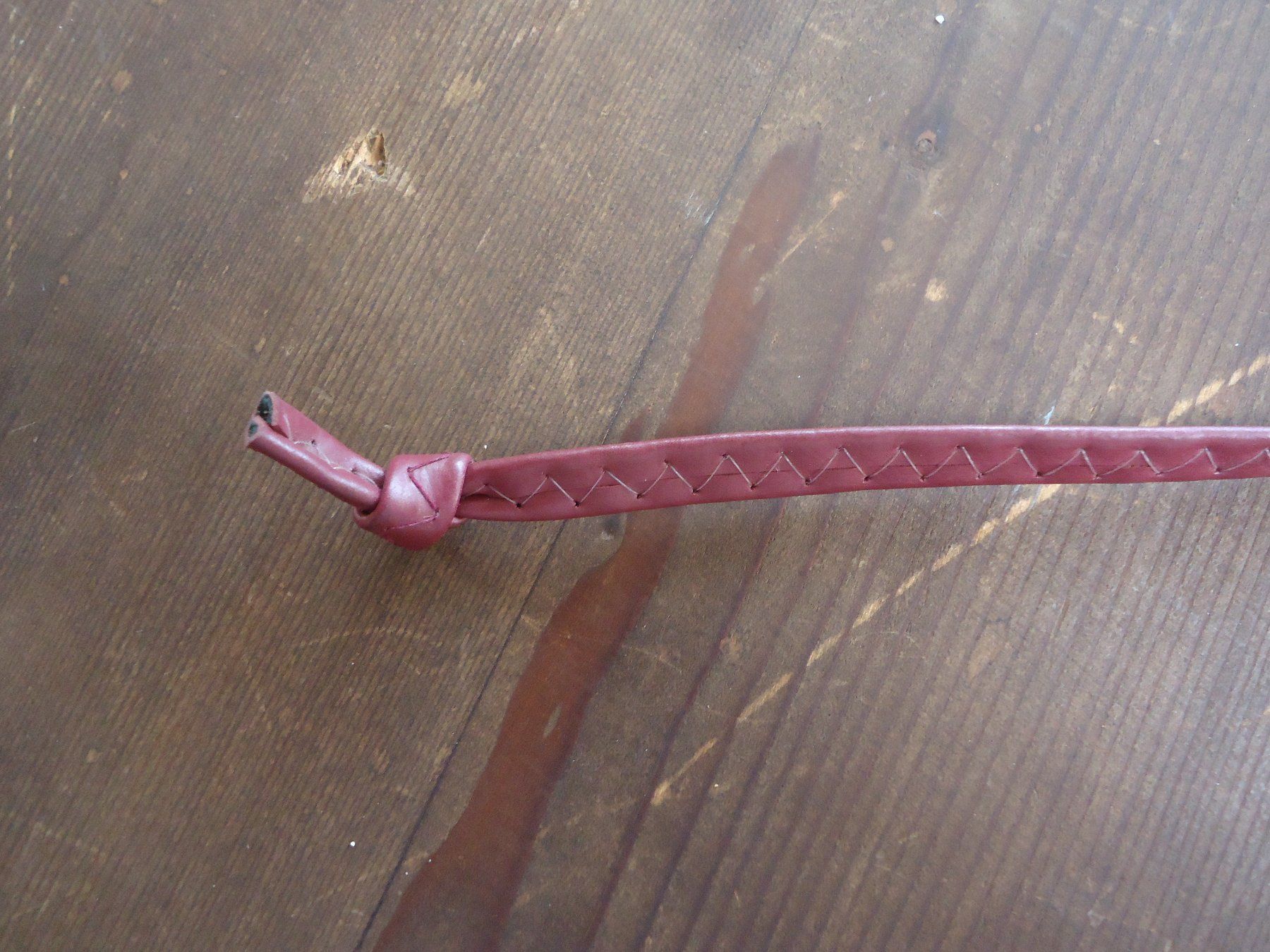 Cinture: Ceinture fine bordeaux – Usato da Vessy venduto da mafabe 2