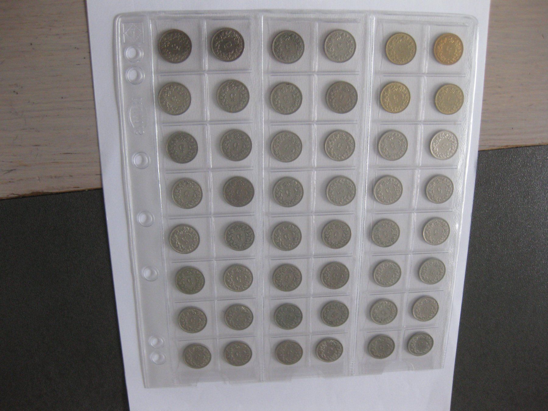 Tutti le monete: Collection 5 rappen  1879 à 1984 complète – Usato da MERVELIER venduto da chrichrim05 3