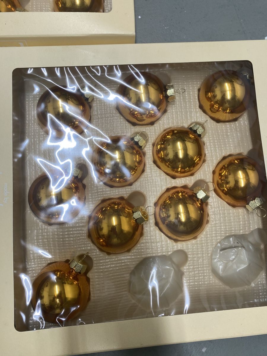 Tutte le decorazioni: Weihnachtskugeln Inge-Glas 58 Stück Mandarin – Usato da Zollikon venduto da Dory11 2