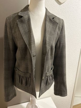 Eleganter Damen Blazer braun kariert AVANT Premiere Gr. 38