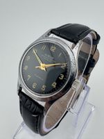 Nisus black dial très rare herrenuhr vintage Swiss