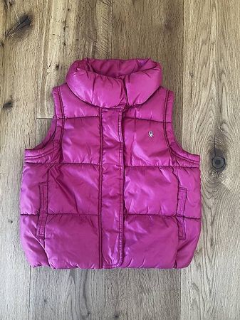 Okaïdi ,Gilet sans manches fille  8 ans  rose fuchsia