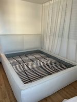 Polsterbett 160cm Weiss/Creme home24