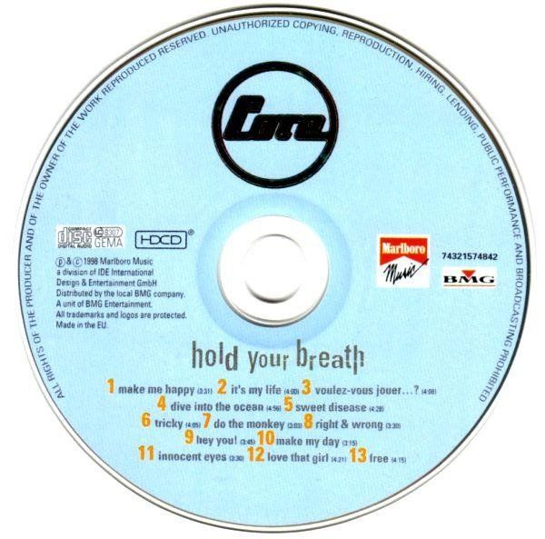 CDs: Core – Hold Your Breath - Vergriffen! - b – D'occasion à Brittnau par Zibu 2