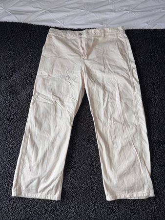 Carhartt WIP Drew Pant – Creme/Off-White – Gr. L – Top Zusta