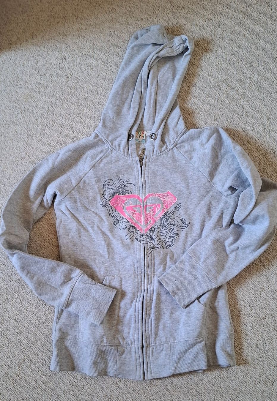 Roxy Jacken: Roxy Kapuzenjacke / Hoodie Grau M – Gebraucht aus Richterswil von Palmer2012