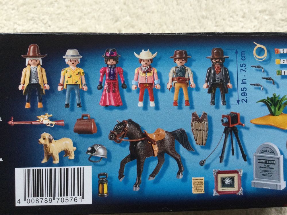 Wunderschöne Playmobil Western Figuren mit Szenenbildern (Neu und ...