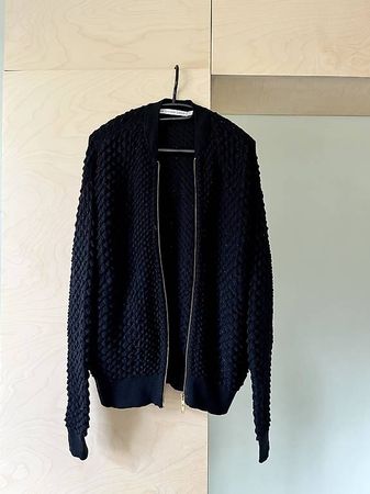 Schwarze oversize Stickjacke von &other Stories XS