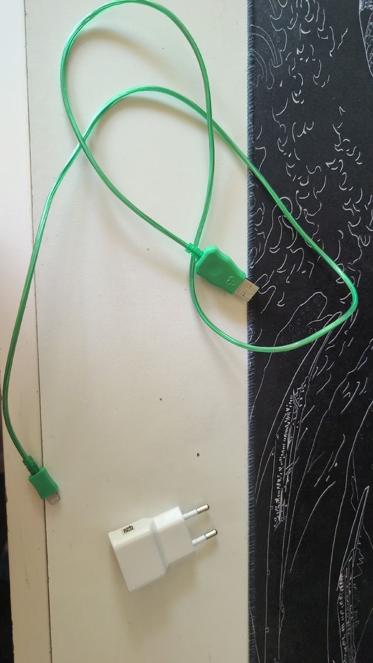 Apple Caricabatterie: Grün leuchtendes Apple Lightning Cable 1m – Usato da Bolligen venduto da chr_t85t