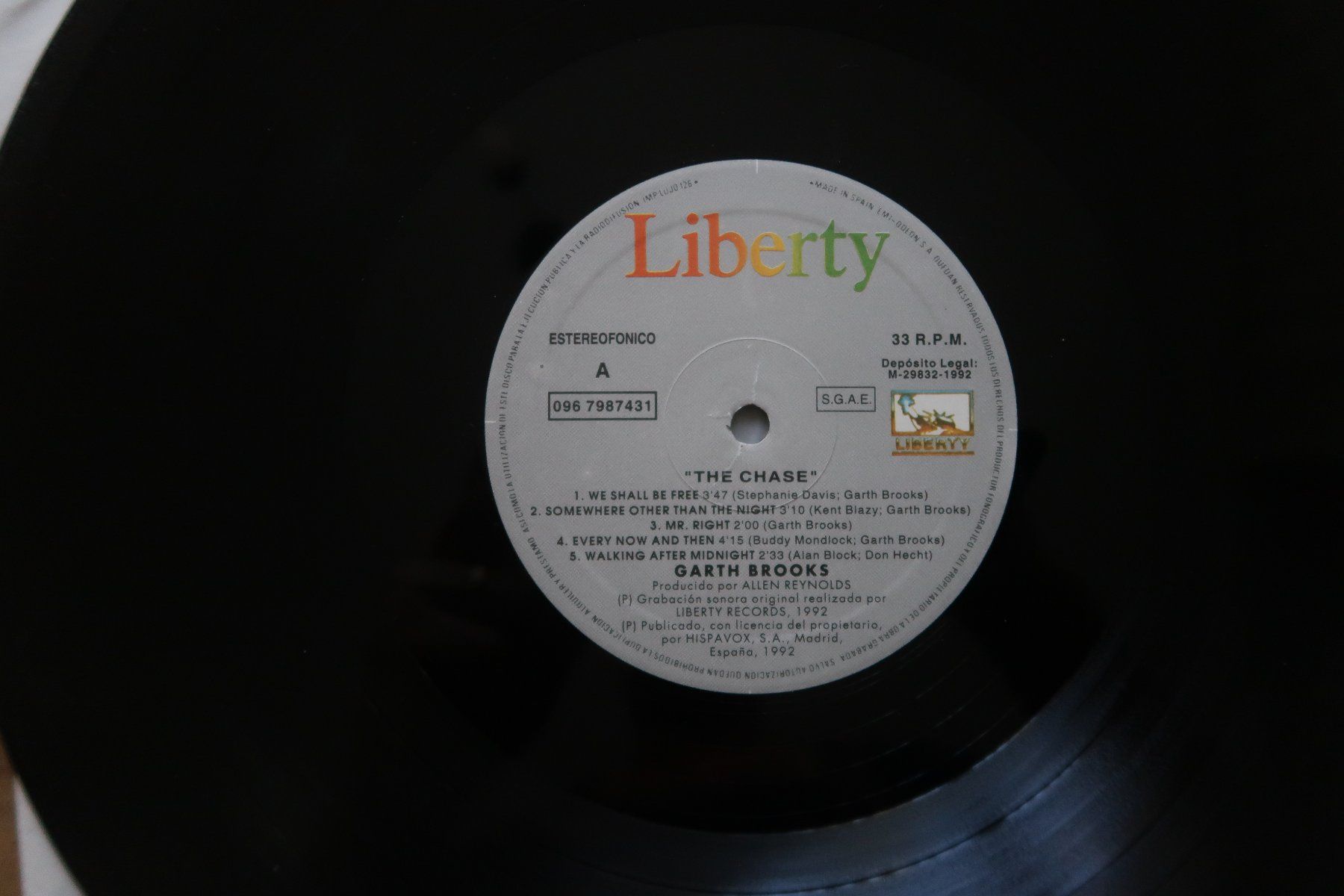 Schallplatten: GARTH BROOKS - THE CHASE - VINYL LP – Gebraucht aus Basel von  2