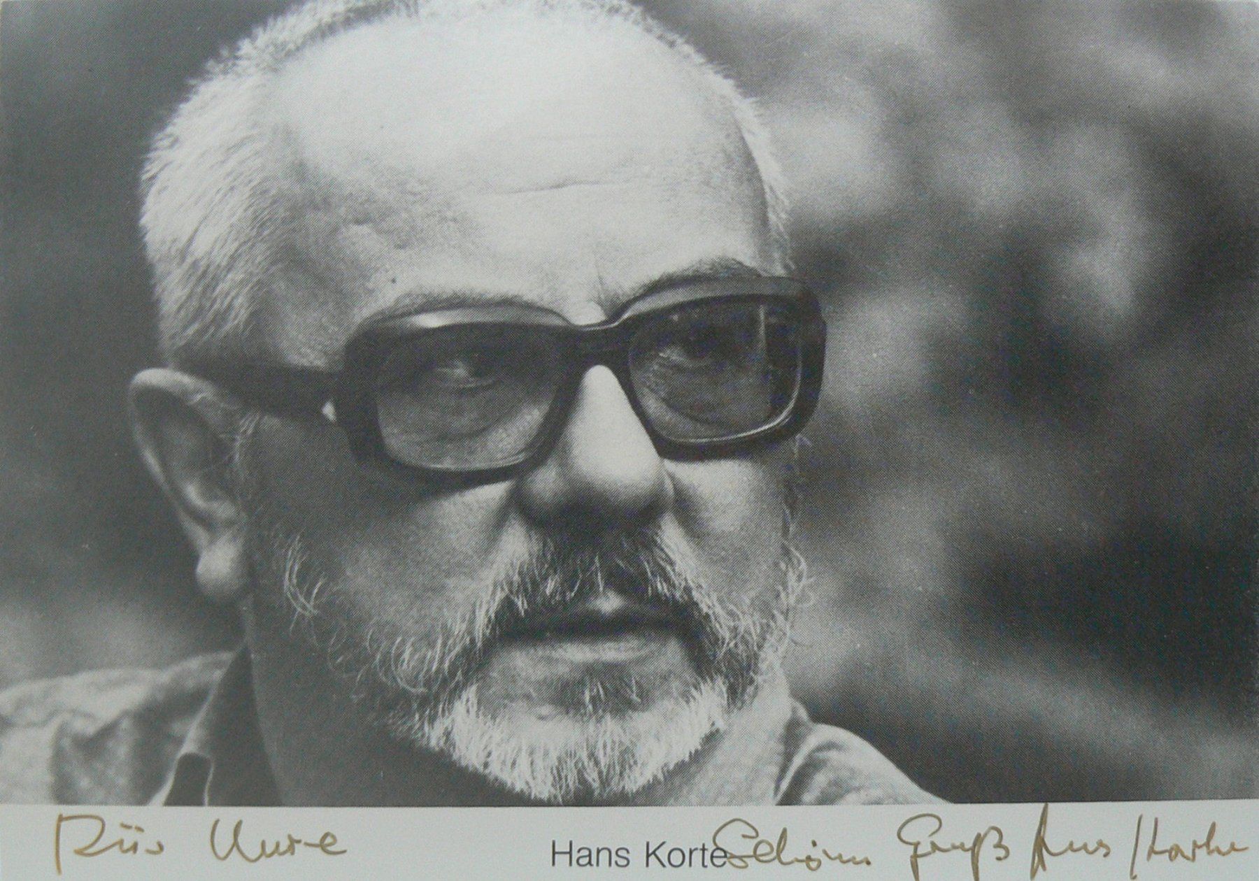 Autogramme: Hans Korte (1929-2016) Schauspieler - Autogramm – Gebraucht aus Dietikon von cyranos.ch