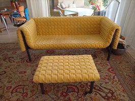 Designer-Sofa Ligne Roset RUCHÉ 3 Sitzer inkl. Fusshocker