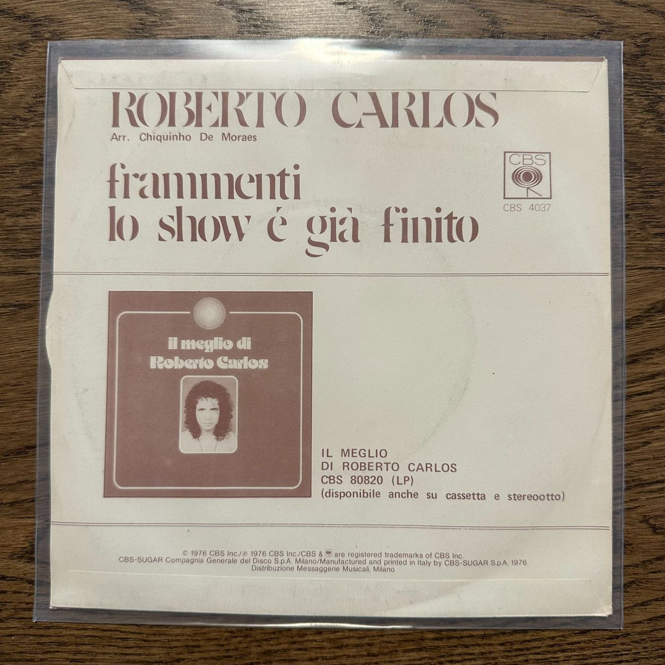 Dischi in vinile: Roberto Carlos - Frammenti 7'' – Usato da Viganello venduto da md__2rd2 1