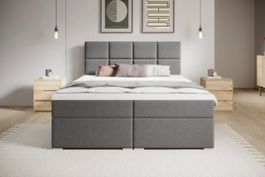 Boxspringbett ARES 180x200 cm – Matratze, Topper, Bettkasten