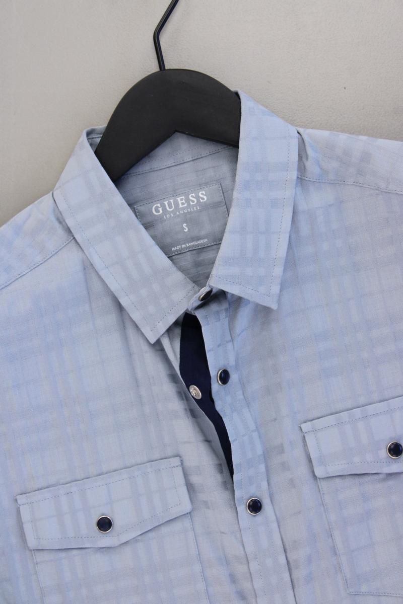 Hemden: Guess Kurzarmhemd Gr. S blau – Gebraucht aus Neustadt an der Waldnaab von SecondLifeFashion 1