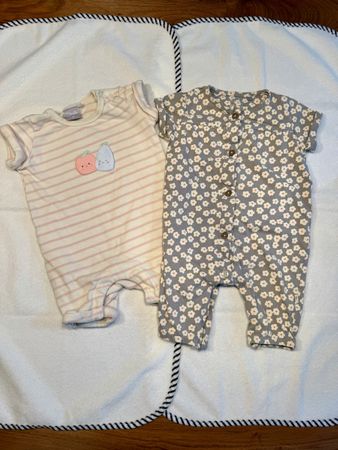 2 süsse Baby Overall 62