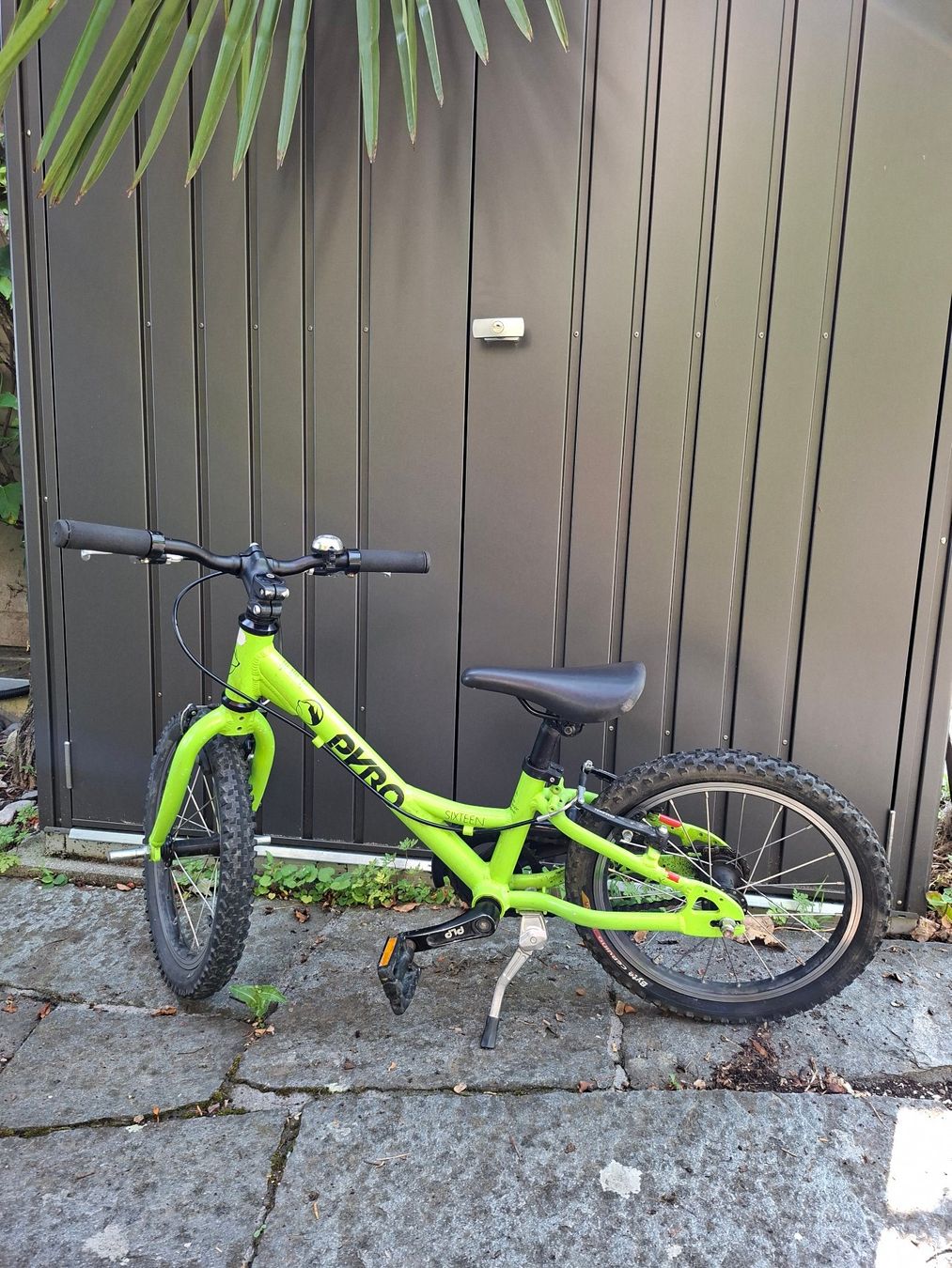 Pyro Velos: Kindervelo, PYRO, 16 Zoll, hellgrün – Gebraucht aus St.Niklausen LU von Wirdbereitsverwendet 3
