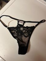 String Tanga Damen Spitze Schwarz Grösse M neu mit Etikett