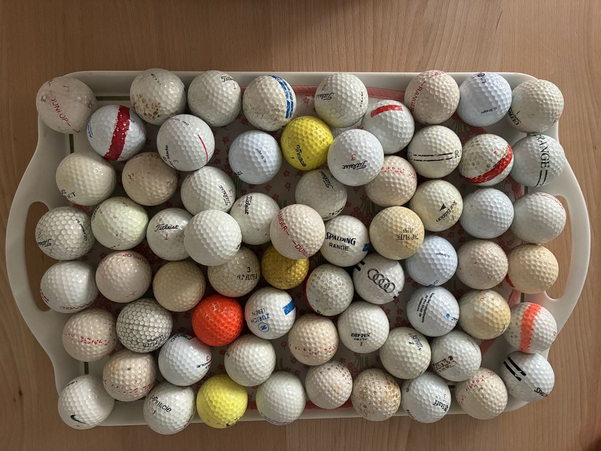 Bälle: Gebrauchte Golfbälle 66 Stücke – Gebraucht aus Zürich von Bonsuk