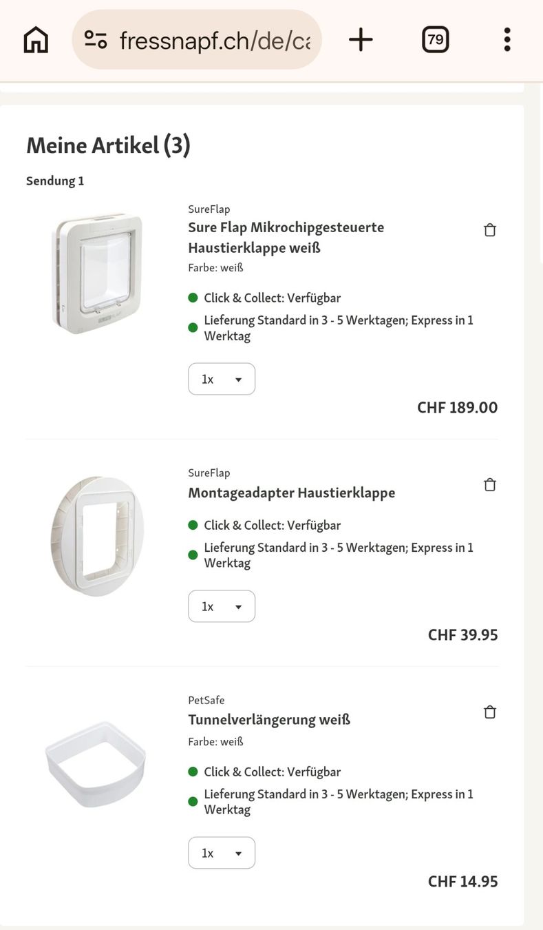 Katzenklappen: Neu SureFlat Haustierklappe XXL kleine Hunde oder Katzen – Neu und originalverpackt aus Altstätten SG von CuratedChapter 5