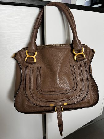Chloe Marcie Original Handtasche tan