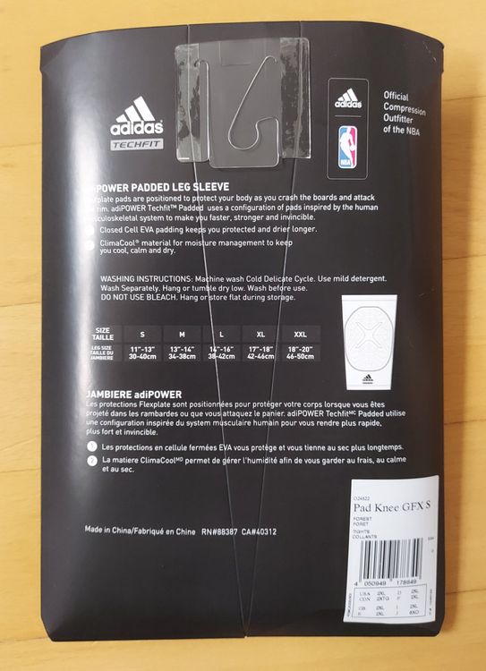 Adidas adipower padded leg cheap sleeve