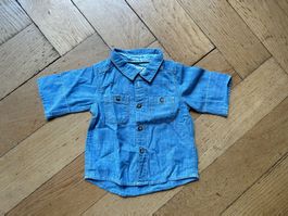 Baby Jeanshemd von H&M Grösse 68
