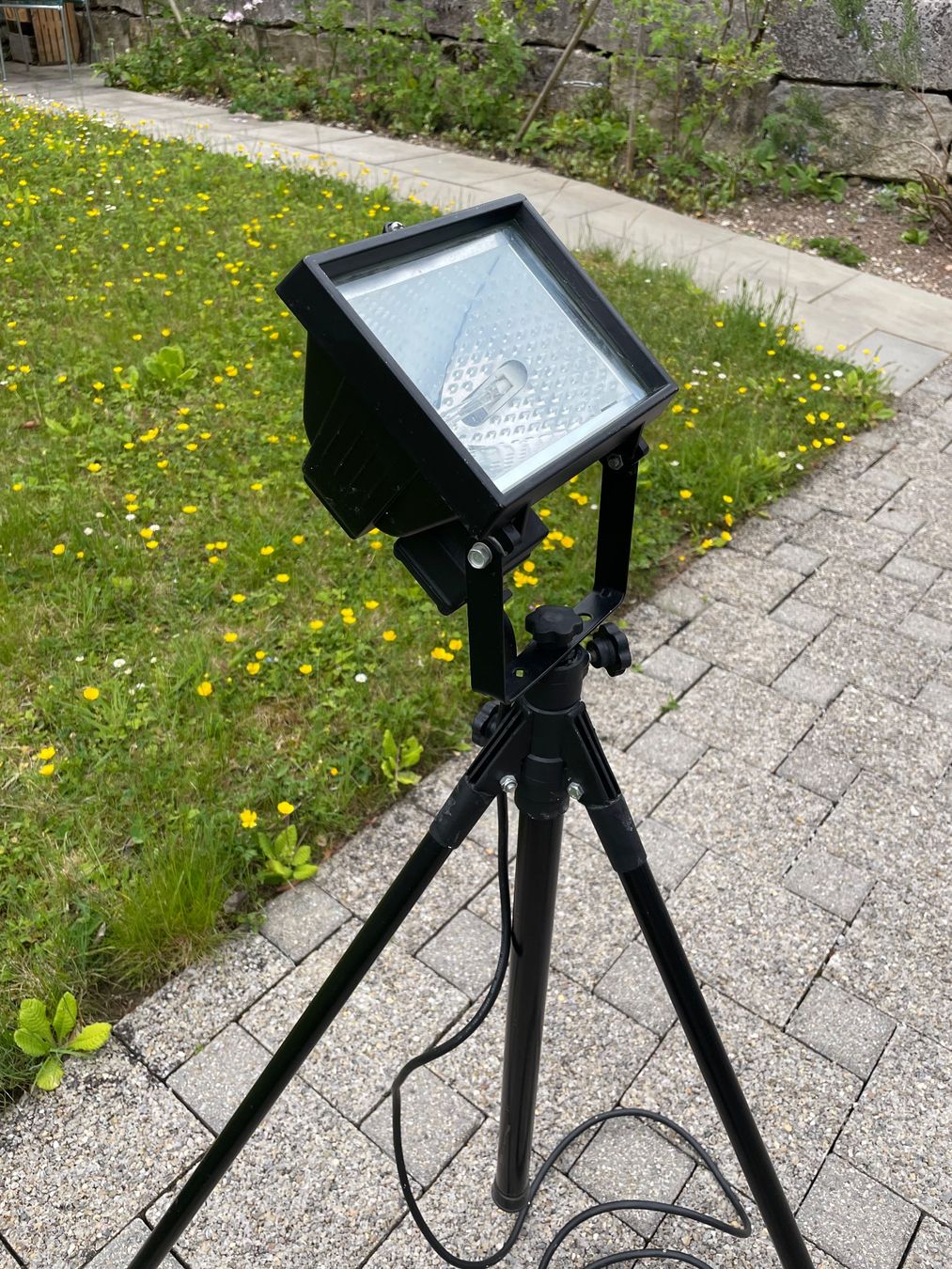 Lampade: Halogen-Baulampe/Scheinwerfer auf Stativ +Ersatzhalogenstäbe – Usato da Winterthur venduto da moschtli20 4