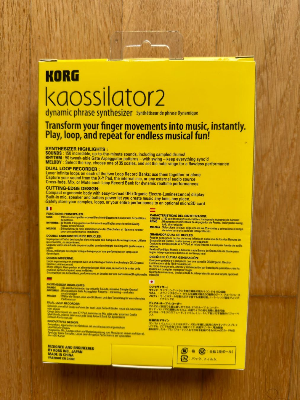 Korg Musikinstrumente: Korg Kaossilator 2 Handheld Dynamic Phrase Synthesizer – Neu und originalverpackt aus Lengwil von miamab 1