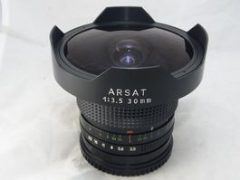 Räumungsverkauf! Arsat 30mm f3.5 Fisheye Pentacon Six