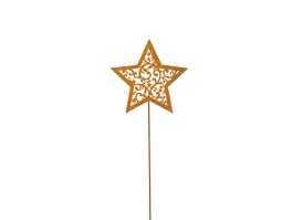 Stern mit Ornamenten Rostfinish 68cm