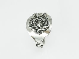 Jugendstil Silberring mit Nelkendesign aus dem Jahre 1908
