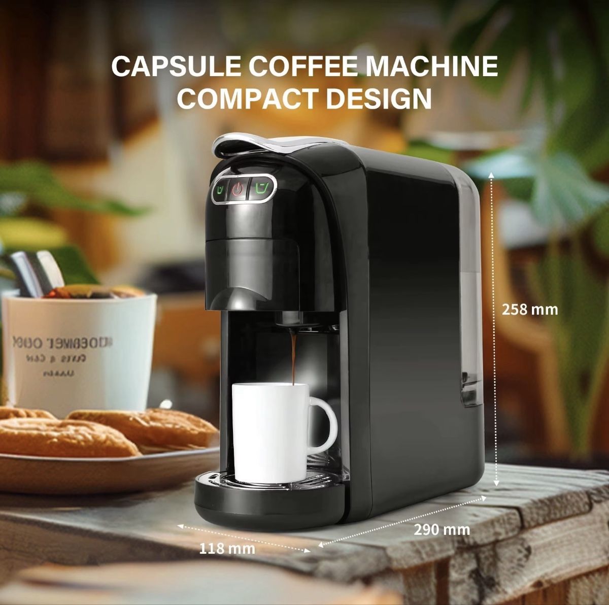 Machines à café & Machines à expresso: Machine à café Pancerka multi-capsules noire neuve – Neuf avec emballage d'origine à Leukerbad par mig_8bbp 1