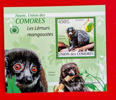 COMORES KOMOREN OSTAFRIKA TIER LEMUR BLOCK 2009** POSTFRISCH