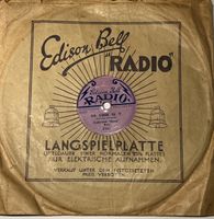 Edison Bell Radio Schellackplatte Jodlerclub Berna Könizberg