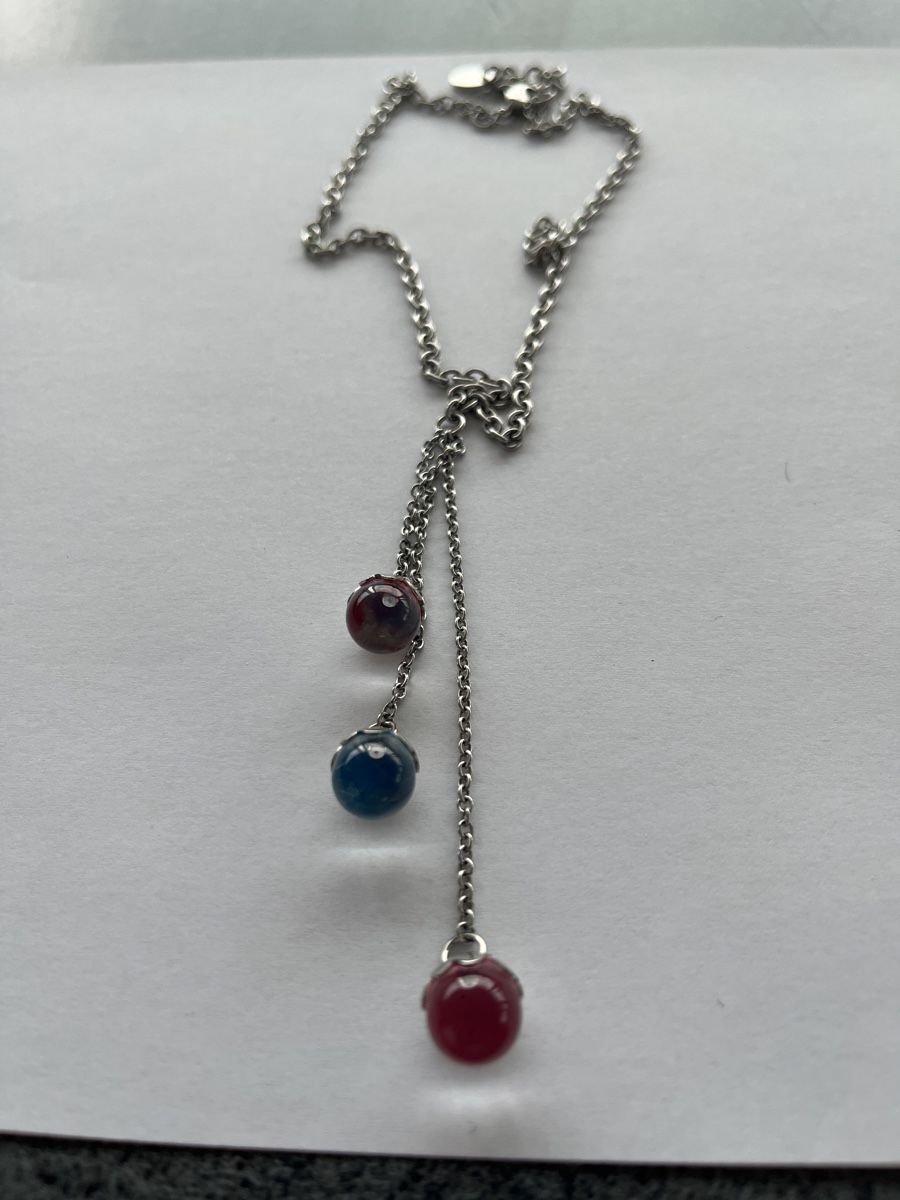 Catenine: Collier Swatch avec 3 pendentifs boules – Usato da Romont FR venduto da cat_j6ww