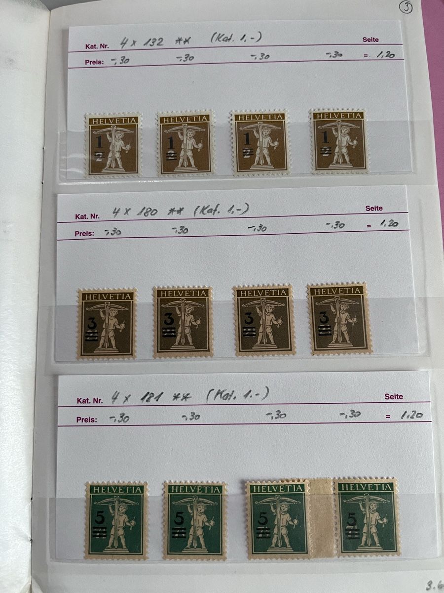 Tutti i francobolli: Briefmarken Auswahlheft Freimarken – Usato da Römerswil LU venduto da manuscha_ 3