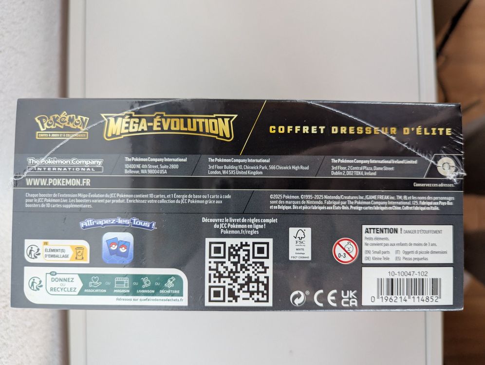 Coffret Dresseur d'Élite ETB Méga-Évolution - ME03 Équilibre Parfait