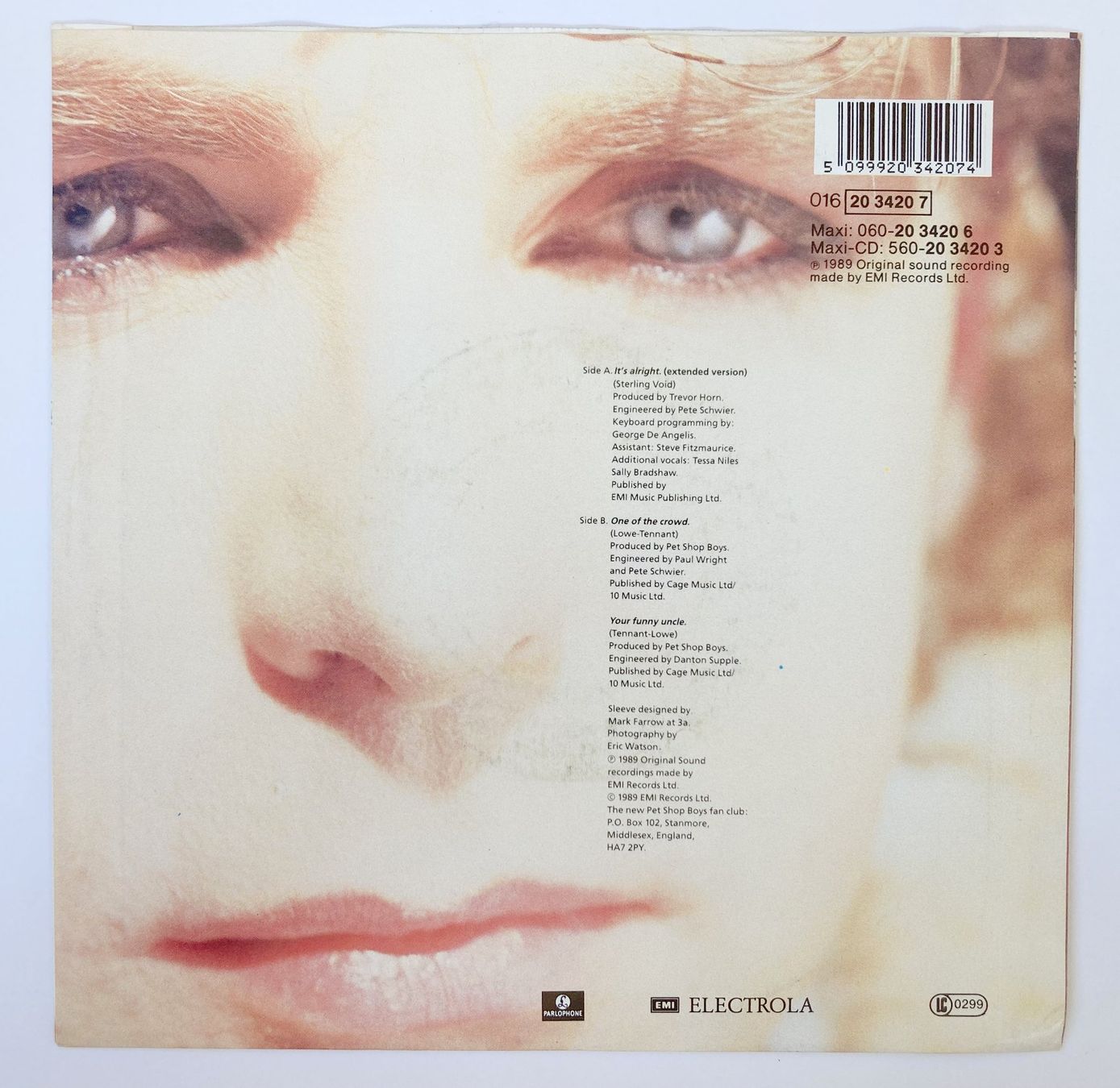 Dischi in vinile: PET SHOP BOYS - IT'S ALRIGHT. – Usato da Bottens venduto da hotter-than-hell 1