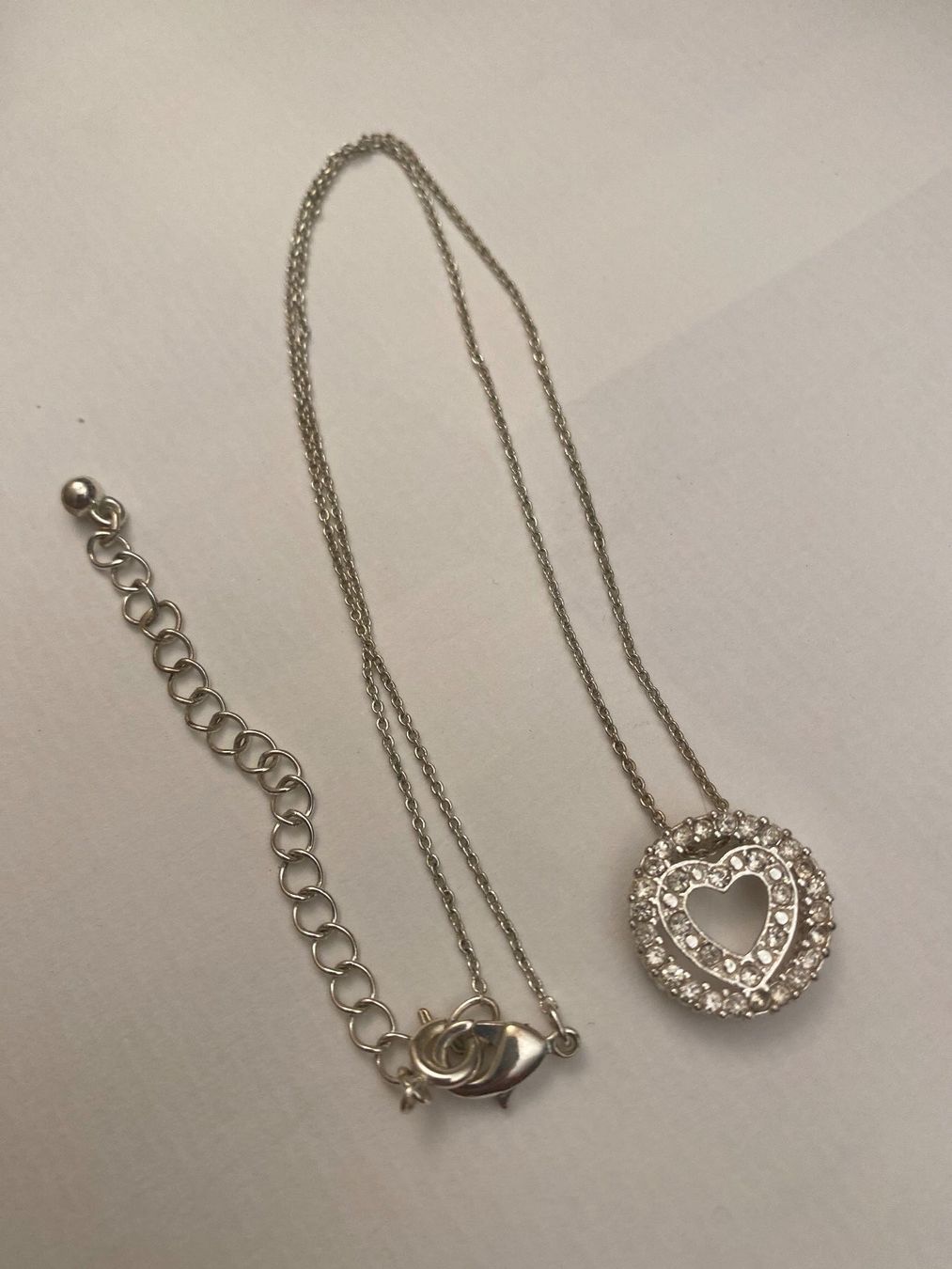 Catenine: Vintage Kette mit Anhänger Strass – Usato da Baden venduto da swiss-alps 1