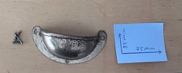 Vintage Schubladenknöpfe aus Messing