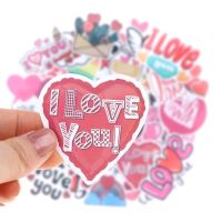 Lot de 50 autocollants d'amour Vintage