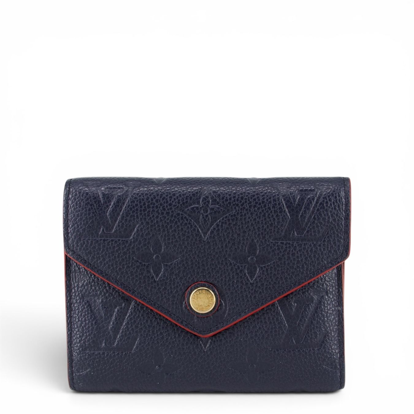 Louis Vuitton Portamonete: Louis Vuitton Victorine empreinte Infini – Usato da Binningen venduto da Designerlabels