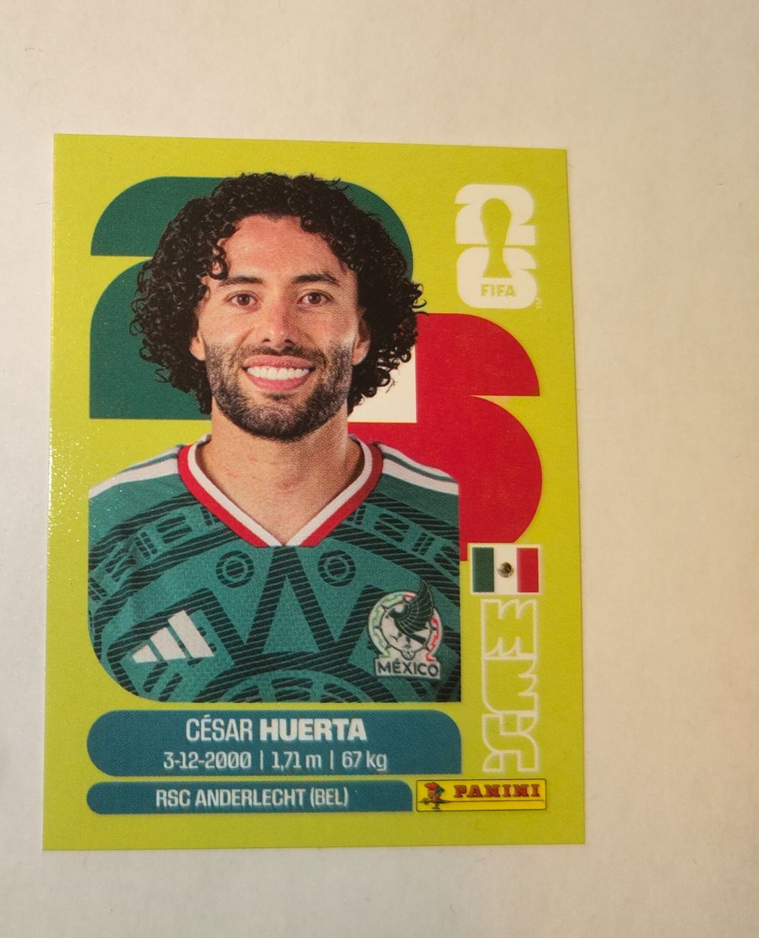 Panini Carte collezionabili: 🔥Panini César Huerta Mex20 – Nuovo e nell'imballaggio originale da Hettlingen venduto da jmoeck
