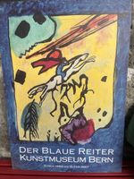 Plakat Der Blaue Reiter Kunstmuseum Bern Jahr 1986