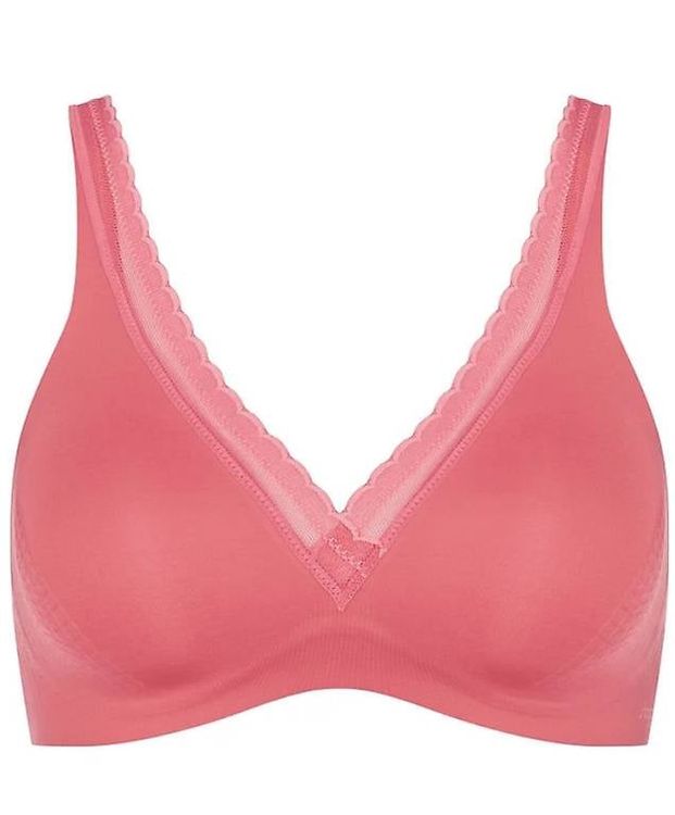 sloggi ZERO Feel Wavy Bralette, Reggiseno, Donna, Marrone (Peanut Butter), XS