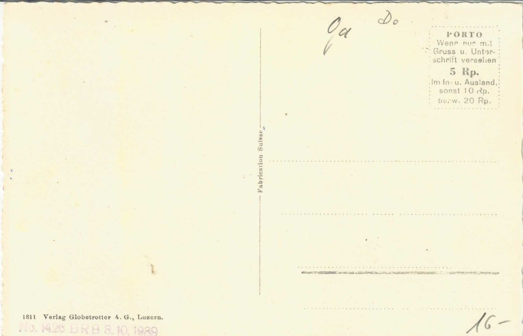 Cartoline postali: Steinerberg & Lowerzersee mit den Alpen – Usato da Ettingen venduto da Kartenplanet 1