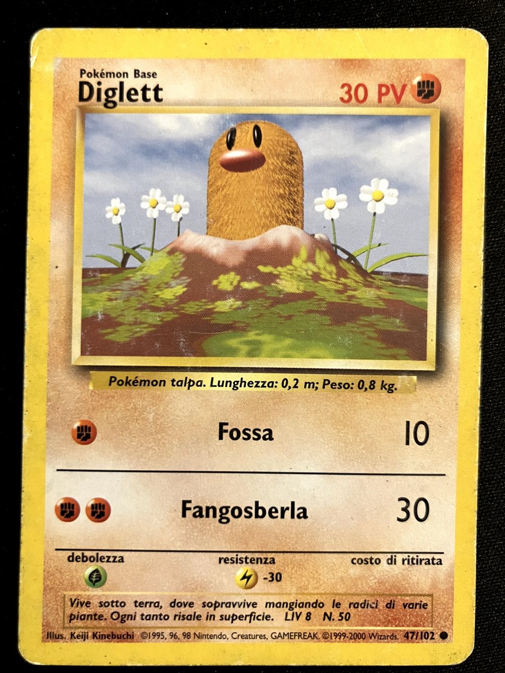 Pokémon Sammelbilder & Trading cards: Pokemon Diglett - Base set 47/102 - Italiano – Gebraucht aus Bern von Big_GS