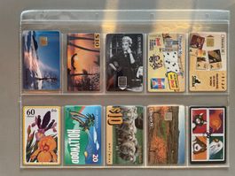 10 diverse Taxcards aus dem Ausland